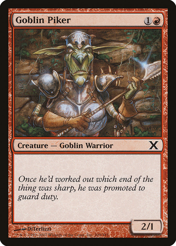 Goblin Piker [Tenth Edition] | Exor Games Summserside