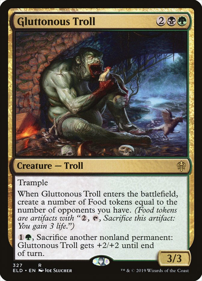 Gluttonous Troll [Throne of Eldraine] | Exor Games Summserside
