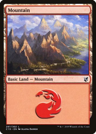 Mountain (297) [Commander 2019] | Exor Games Summserside