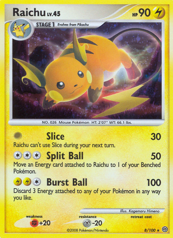 Raichu (8/100) [Diamond & Pearl: Stormfront] | Exor Games Summserside