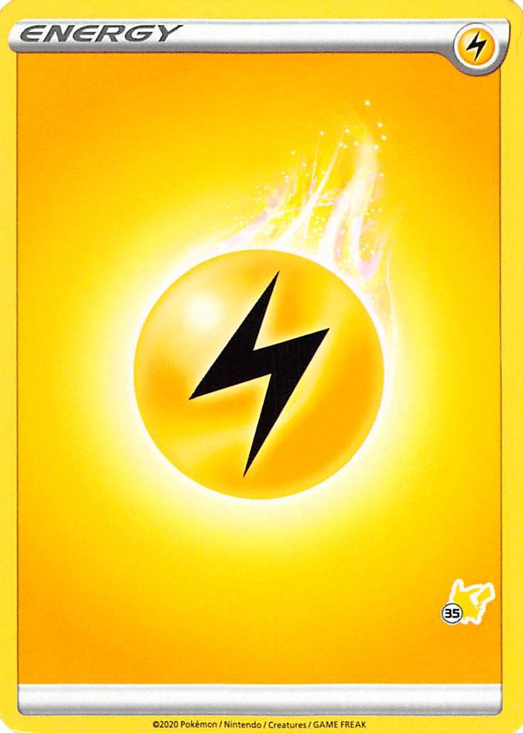 Lightning Energy (Pikachu Stamp #35) [Battle Academy 2022] | Exor Games Summserside