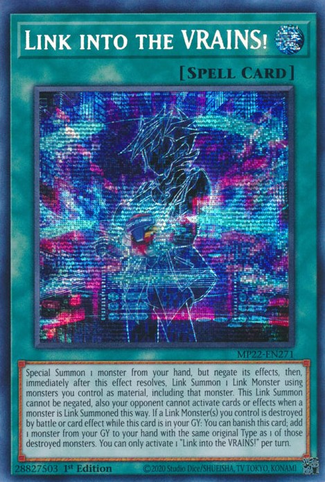 Link into the VRAINS! [MP22-EN271] Prismatic Secret Rare | Exor Games Summserside