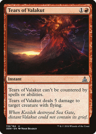 Tears of Valakut [Oath of the Gatewatch] | Exor Games Summserside