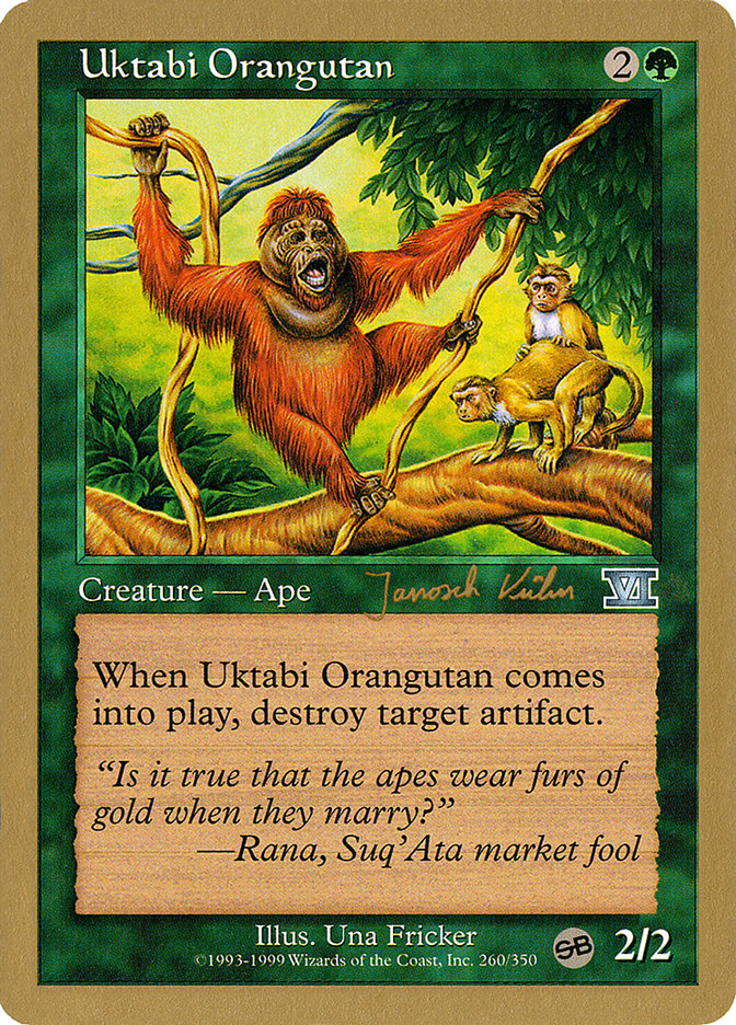 Uktabi Orangutan (Janosch Kuhn) (SB) [World Championship Decks 2000] | Exor Games Summserside