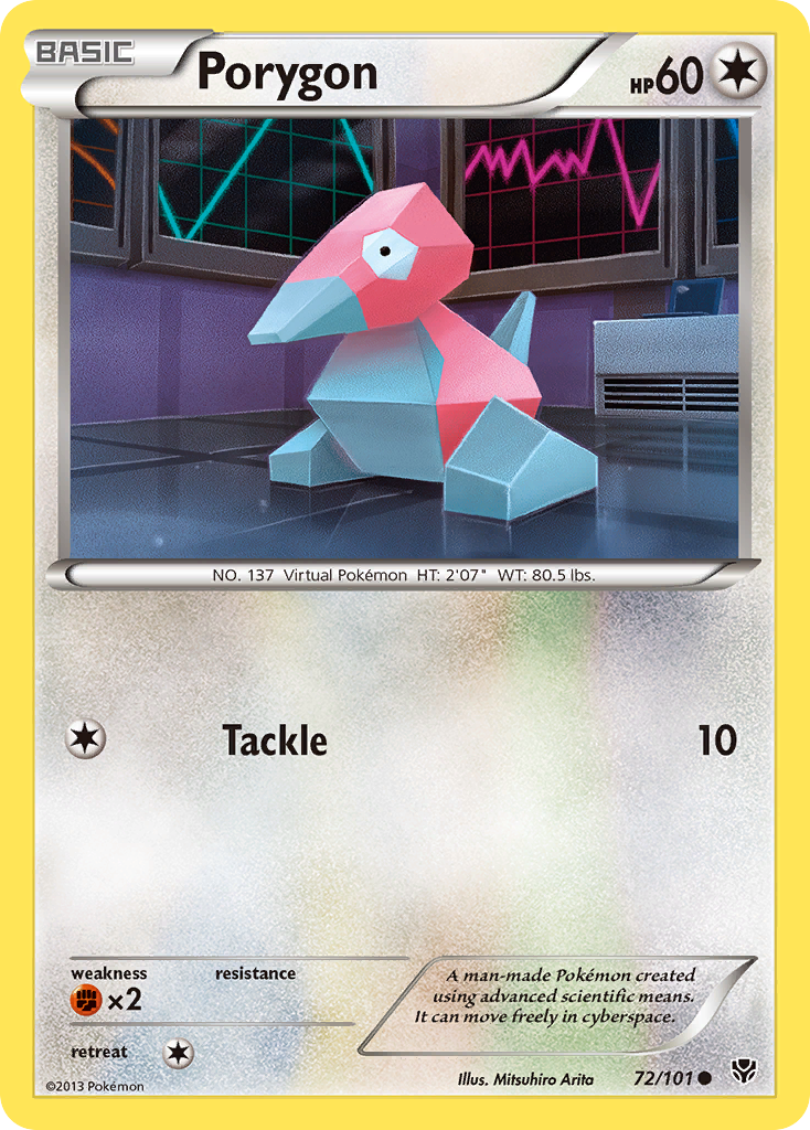 Porygon (72/101) [Black & White: Plasma Blast] | Exor Games Summserside