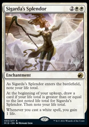 Sigarda's Splendor (Promo Pack) [Innistrad: Midnight Hunt Promos] | Exor Games Summserside