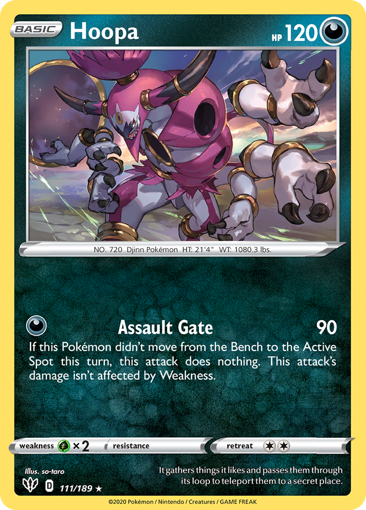 Hoopa (111/189) [Sword & Shield: Darkness Ablaze] | Exor Games Summserside