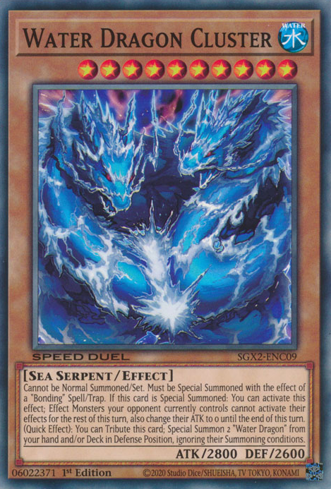 Water Dragon Cluster [SGX2-ENC09] Common | Exor Games Summserside