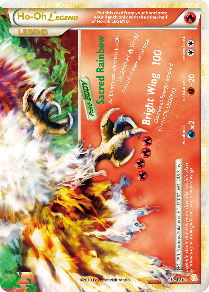 Ho-Oh LEGEND (112/123) [HeartGold & SoulSilver: Base Set] | Exor Games Summserside