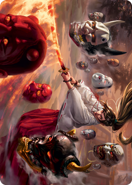 Unquenchable Fury Art Card [Kamigawa: Neon Dynasty Art Series] | Exor Games Summserside