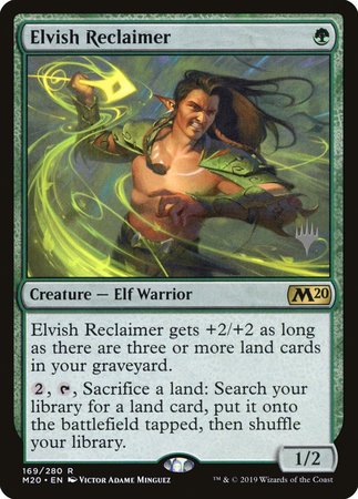 Elvish Reclaimer [Core Set 2020 Promos] | Exor Games Summserside