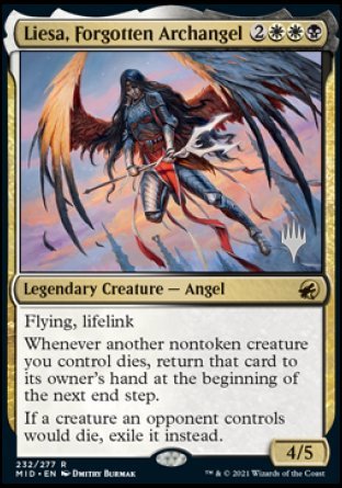 Liesa, Forgotten Archangel (Promo Pack) [Innistrad: Midnight Hunt Promos] | Exor Games Summserside