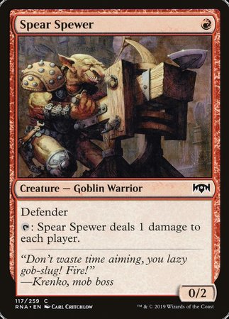 Spear Spewer [Ravnica Allegiance] | Exor Games Summserside