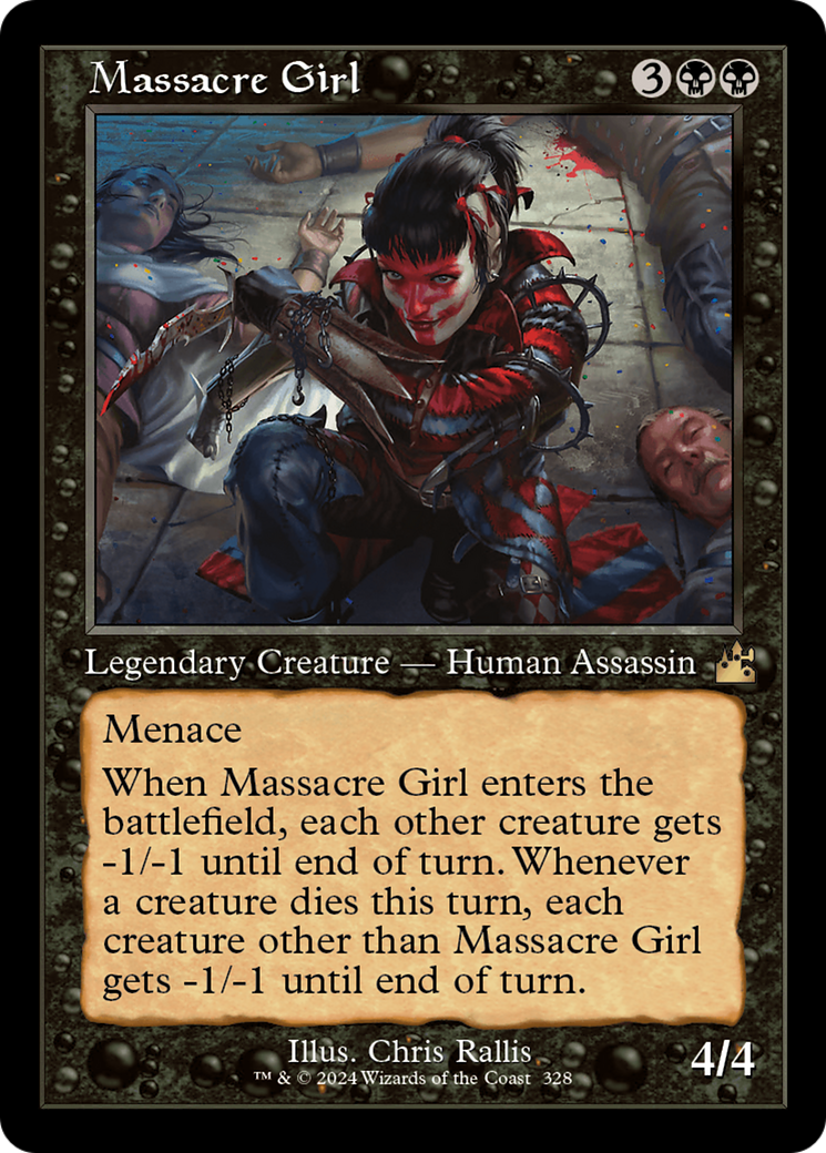 Massacre Girl (Retro) [Ravnica Remastered] | Exor Games Summserside