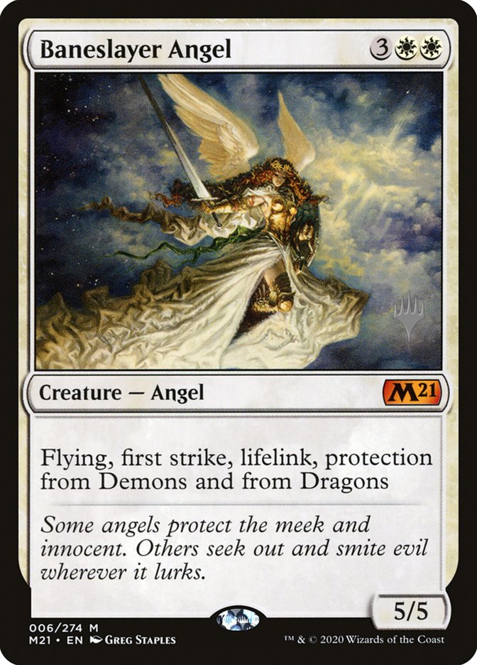 Baneslayer Angel (Promo Pack) [Core Set 2021 Promos] | Exor Games Summserside