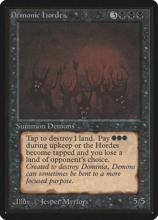 Demonic Hordes [Limited Edition Beta] | Exor Games Summserside