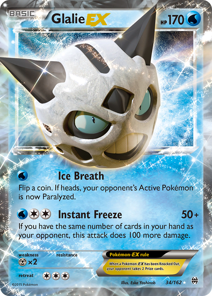 Glalie EX (34/162) [XY: BREAKthrough] | Exor Games Summserside