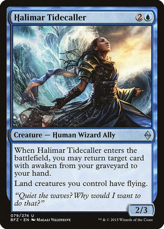 Halimar Tidecaller [Battle for Zendikar] | Exor Games Summserside