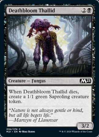 Deathbloom Thallid [Core Set 2021] | Exor Games Summserside