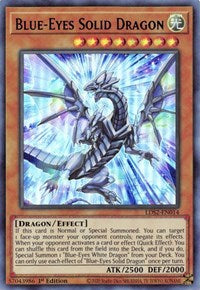 Blue-Eyes Solid Dragon (Blue) [LDS2-EN014] Ultra Rare | Exor Games Summserside