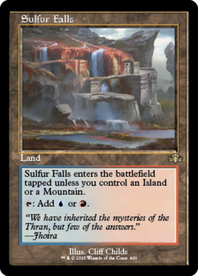 Sulfur Falls (Retro) [Dominaria Remastered] | Exor Games Summserside