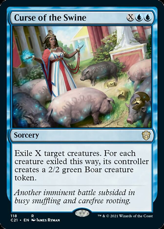 Curse of the Swine [Commander 2021] | Exor Games Summserside