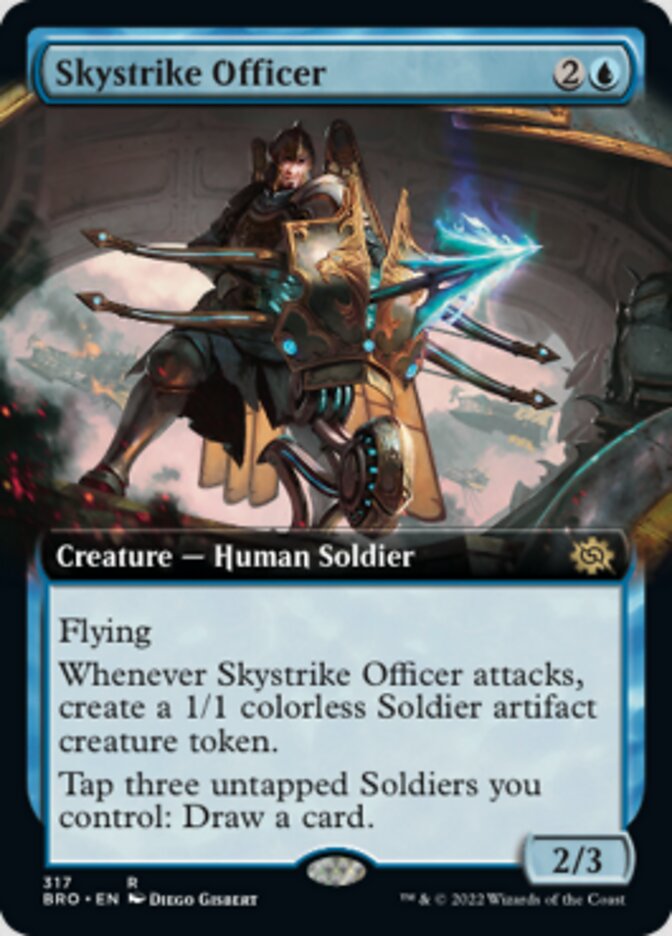 Skystrike Officer (Extended Art) [The Brothers' War] | Exor Games Summserside