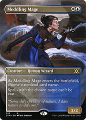 Meddling Mage (Borderless) [Double Masters] | Exor Games Summserside