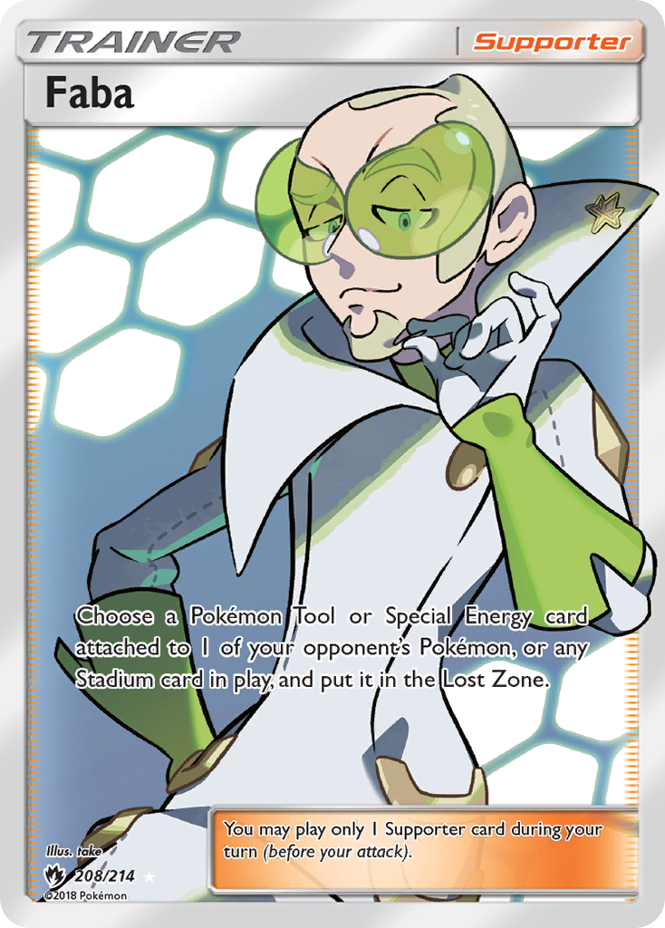 Faba (208/214) [Sun & Moon: Lost Thunder] | Exor Games Summserside