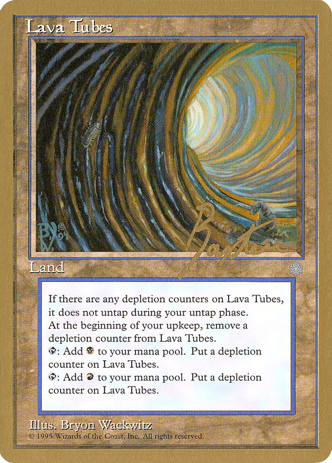 Lava Tubes (George Baxter) [Pro Tour Collector Set] | Exor Games Summserside