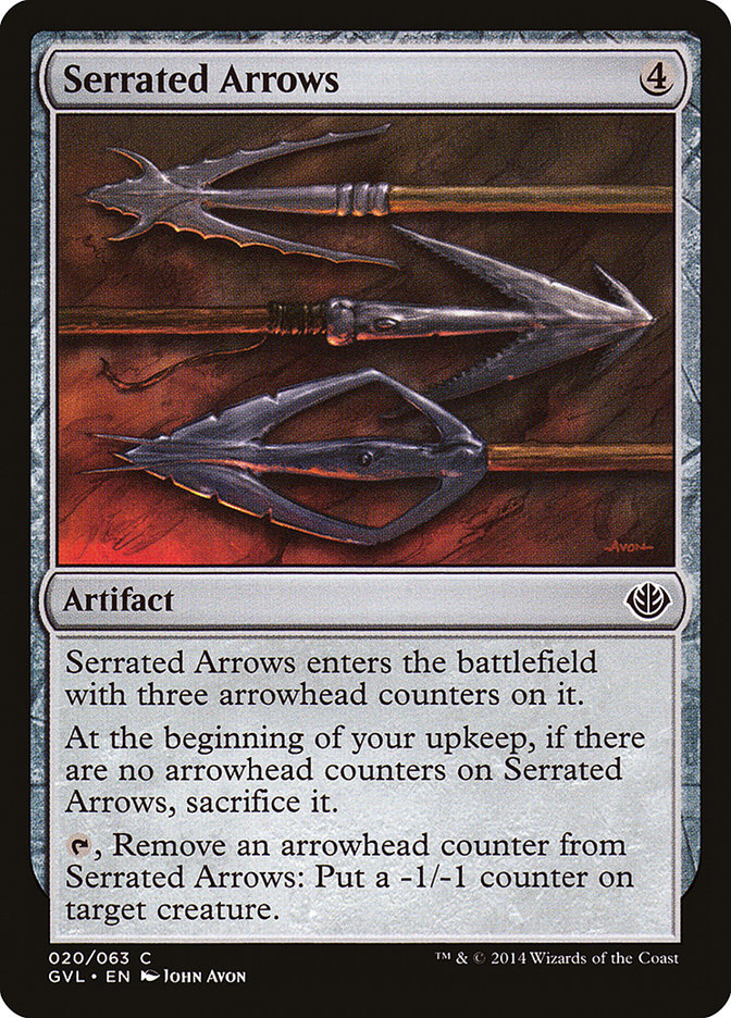 Serrated Arrows (Garruk vs. Liliana) [Duel Decks Anthology] | Exor Games Summserside