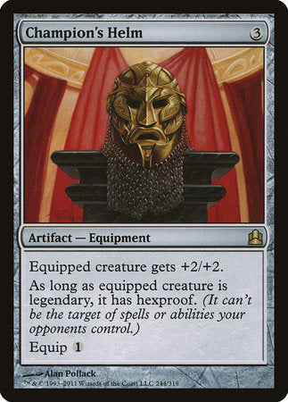 Champion's Helm [Commander 2011] | Exor Games Summserside