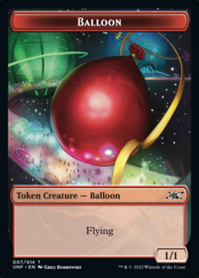 Balloon Token [Unfinity Tokens] | Exor Games Summserside