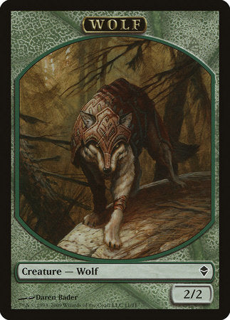 Wolf Token [Zendikar Tokens] | Exor Games Summserside