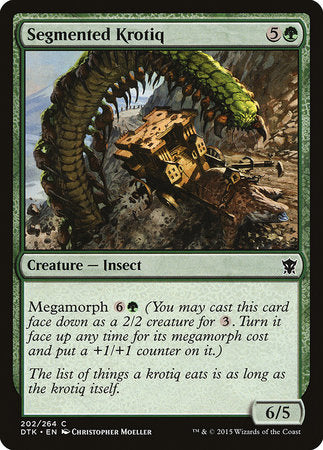 Segmented Krotiq [Dragons of Tarkir] | Exor Games Summserside