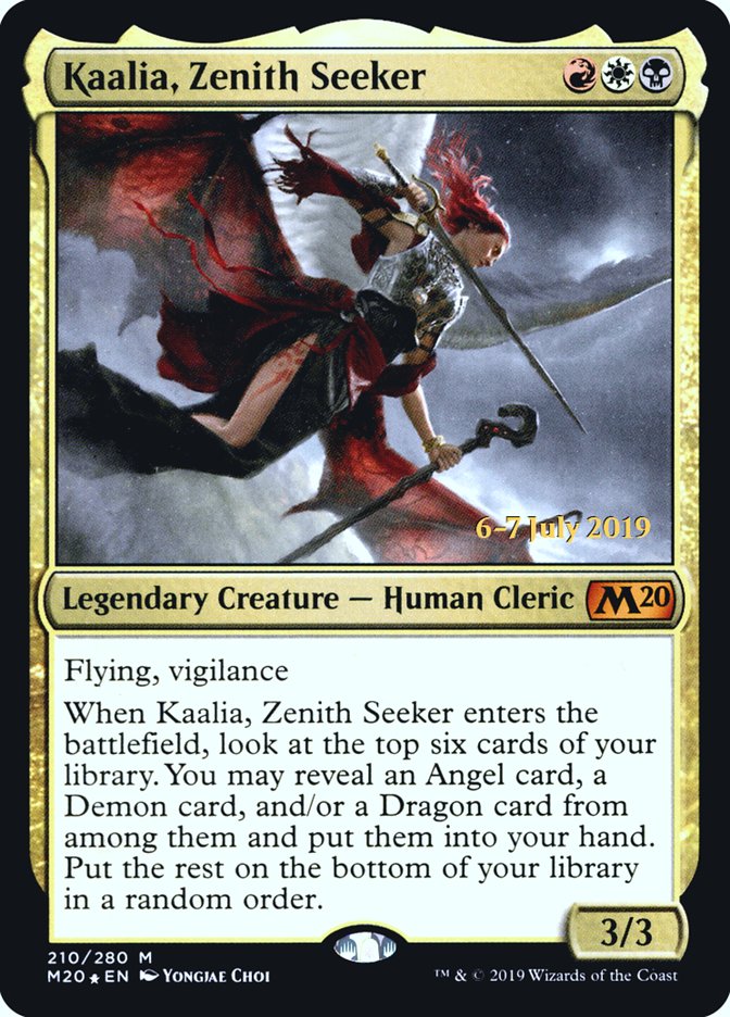 Kaalia, Zenith Seeker  [Core Set 2020 Prerelease Promos] | Exor Games Summserside