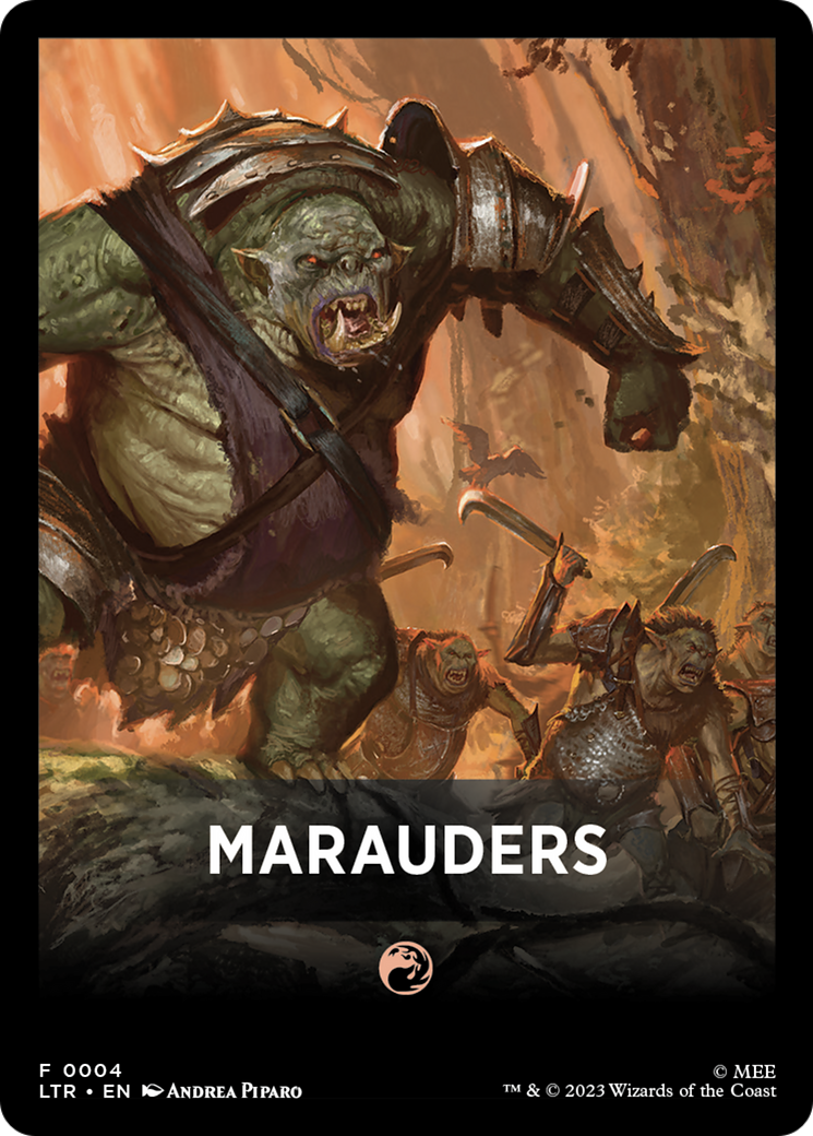 Marauders Theme Card [The Lord of the Rings: Tales of Middle-Earth Tokens] | Exor Games Summserside