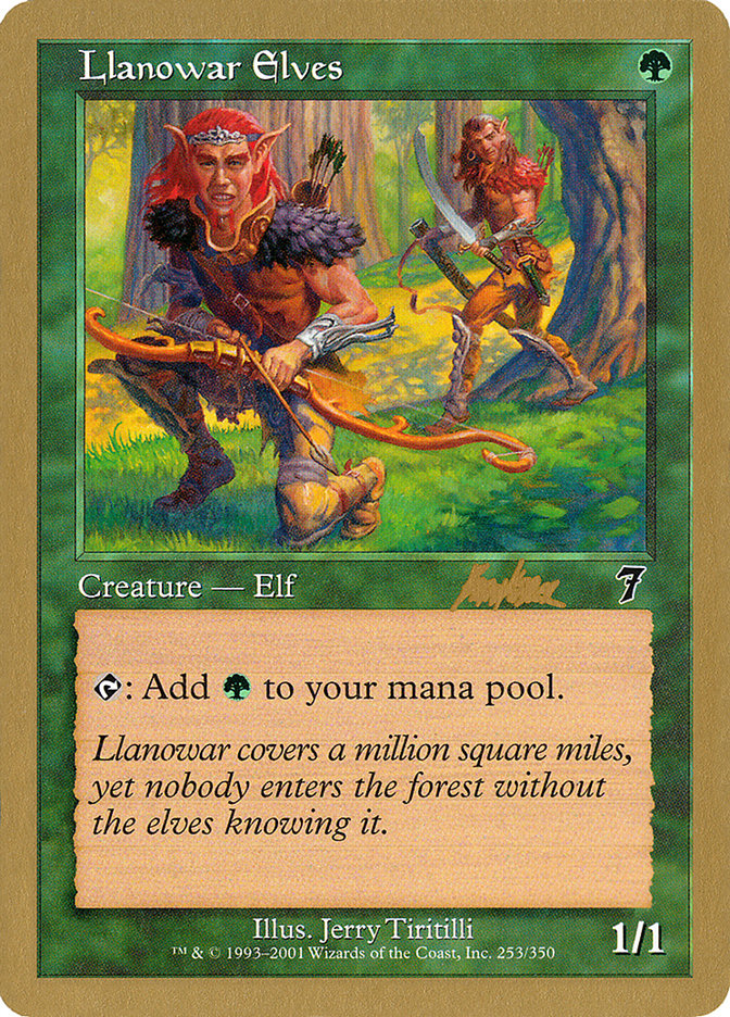 Llanowar Elves (Brian Kibler) [World Championship Decks 2002] | Exor Games Summserside