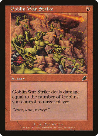 Goblin War Strike [Scourge] | Exor Games Summserside