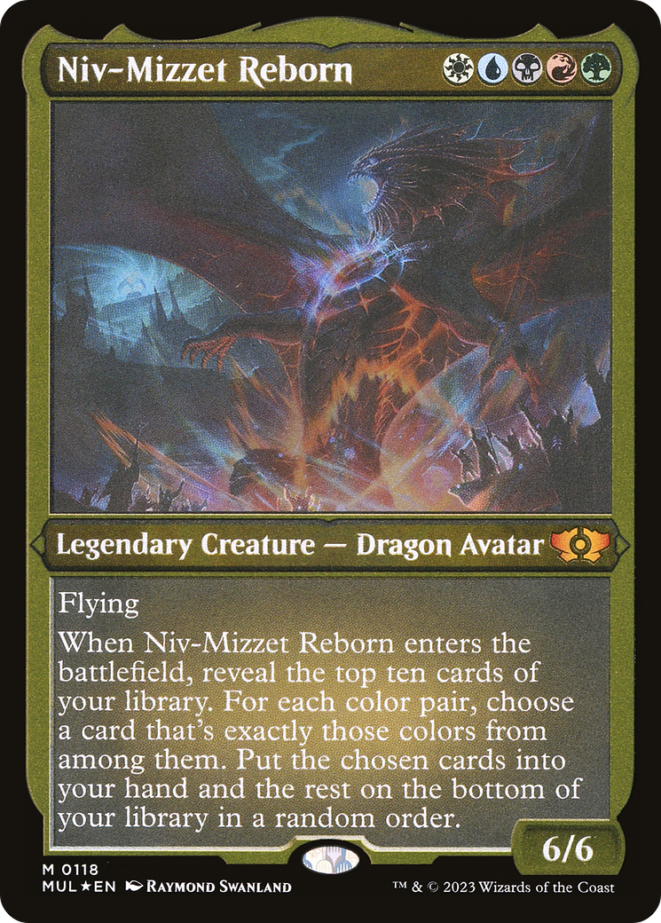 Niv-Mizzet Reborn (Foil Etched) [Multiverse Legends] | Exor Games Summserside