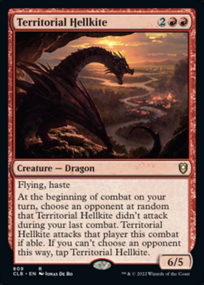 Territorial Hellkite [Commander Legends: Battle for Baldur's Gate] | Exor Games Summserside