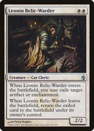 Leonin Relic-Warder [Mirrodin Besieged] | Exor Games Summserside