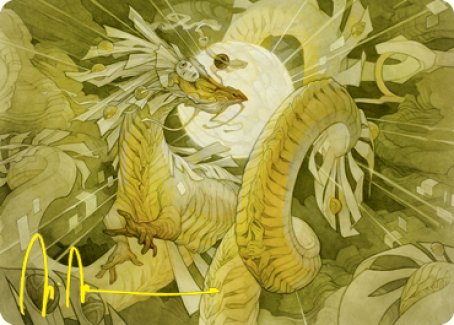 Brilliant Restoration Art Card (Gold-Stamped Signature) [Kamigawa: Neon Dynasty Art Series] | Exor Games Summserside