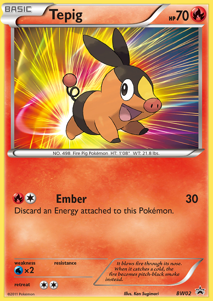 Tepig (BW02) [Black & White: Black Star Promos] | Exor Games Summserside