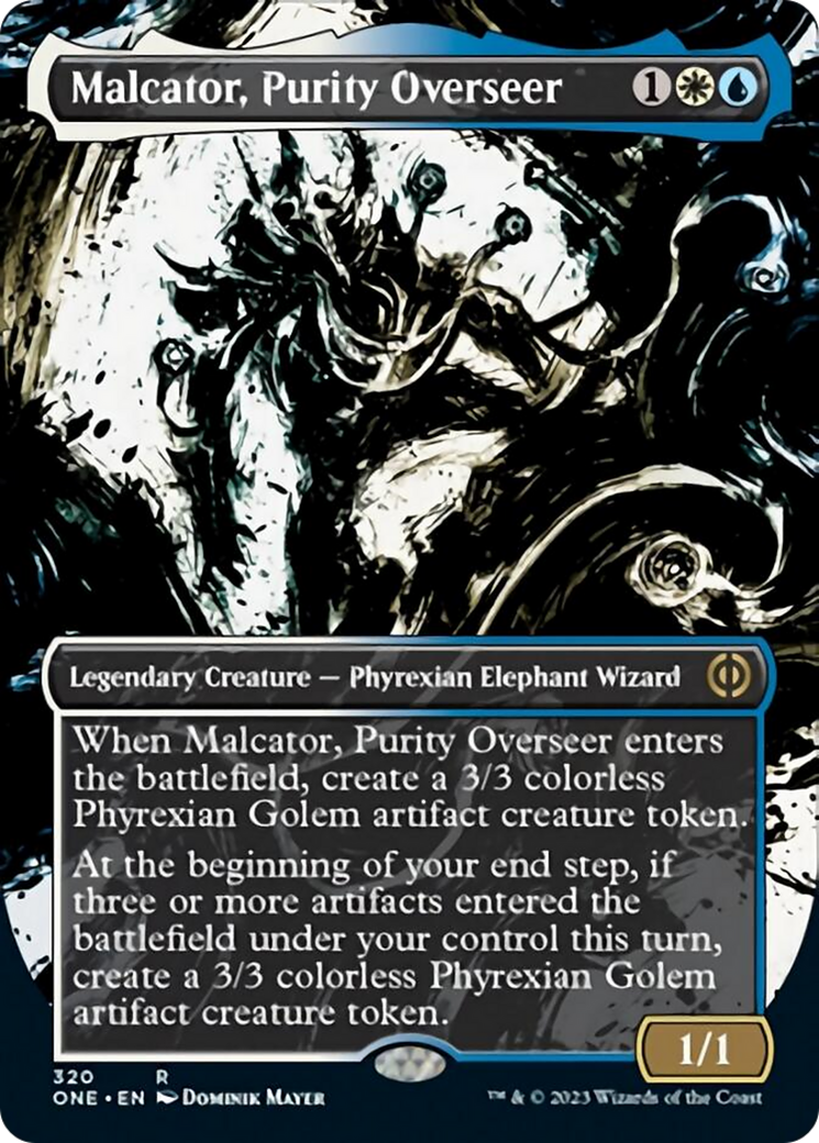 Malcator, Purity Overseer (Borderless Ichor) [Phyrexia: All Will Be One] | Exor Games Summserside