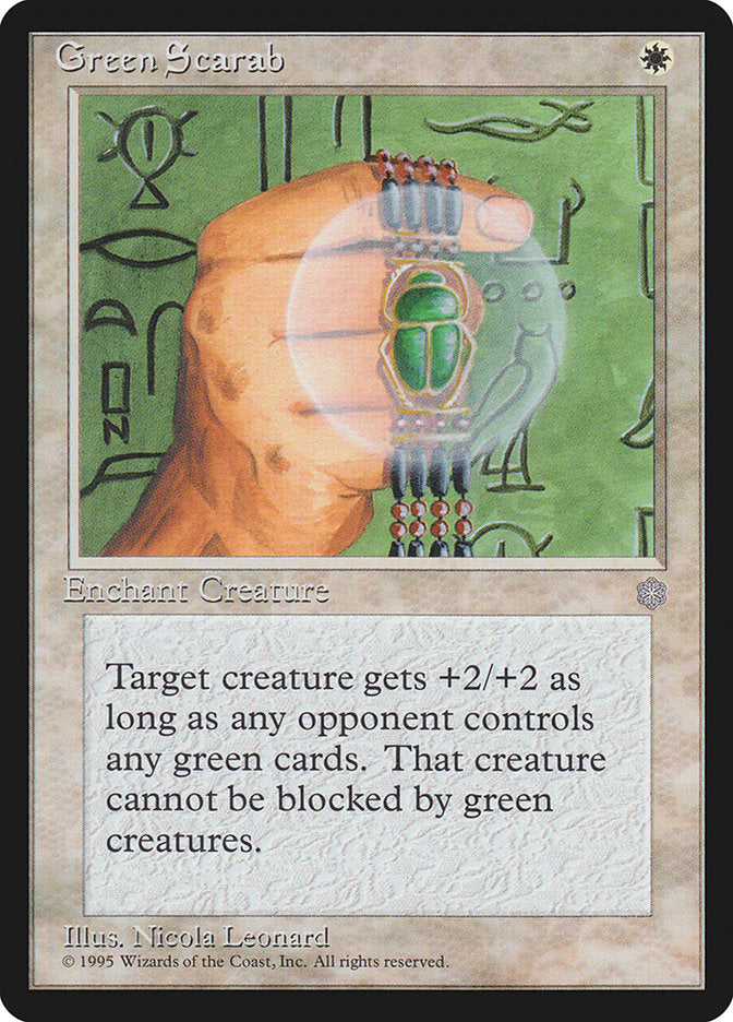 Green Scarab [Ice Age] | Exor Games Summserside