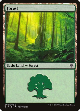 Forest (309) [Commander 2017] | Exor Games Summserside