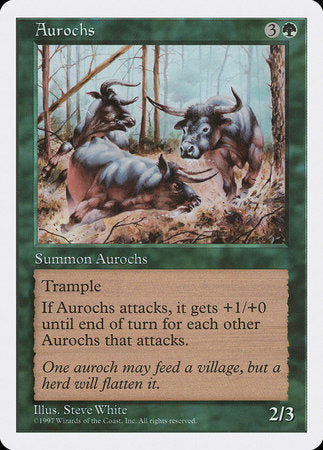 Aurochs [Fifth Edition] | Exor Games Summserside