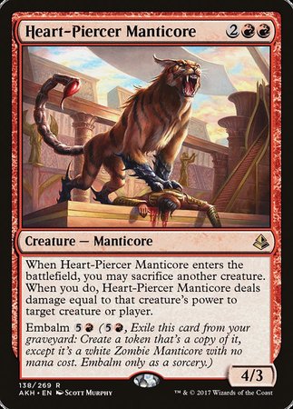 Heart-Piercer Manticore [Amonkhet] | Exor Games Summserside