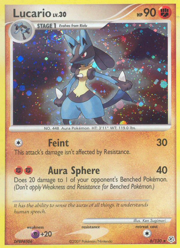 Lucario (6/130) [Diamond & Pearl: Base Set] | Exor Games Summserside